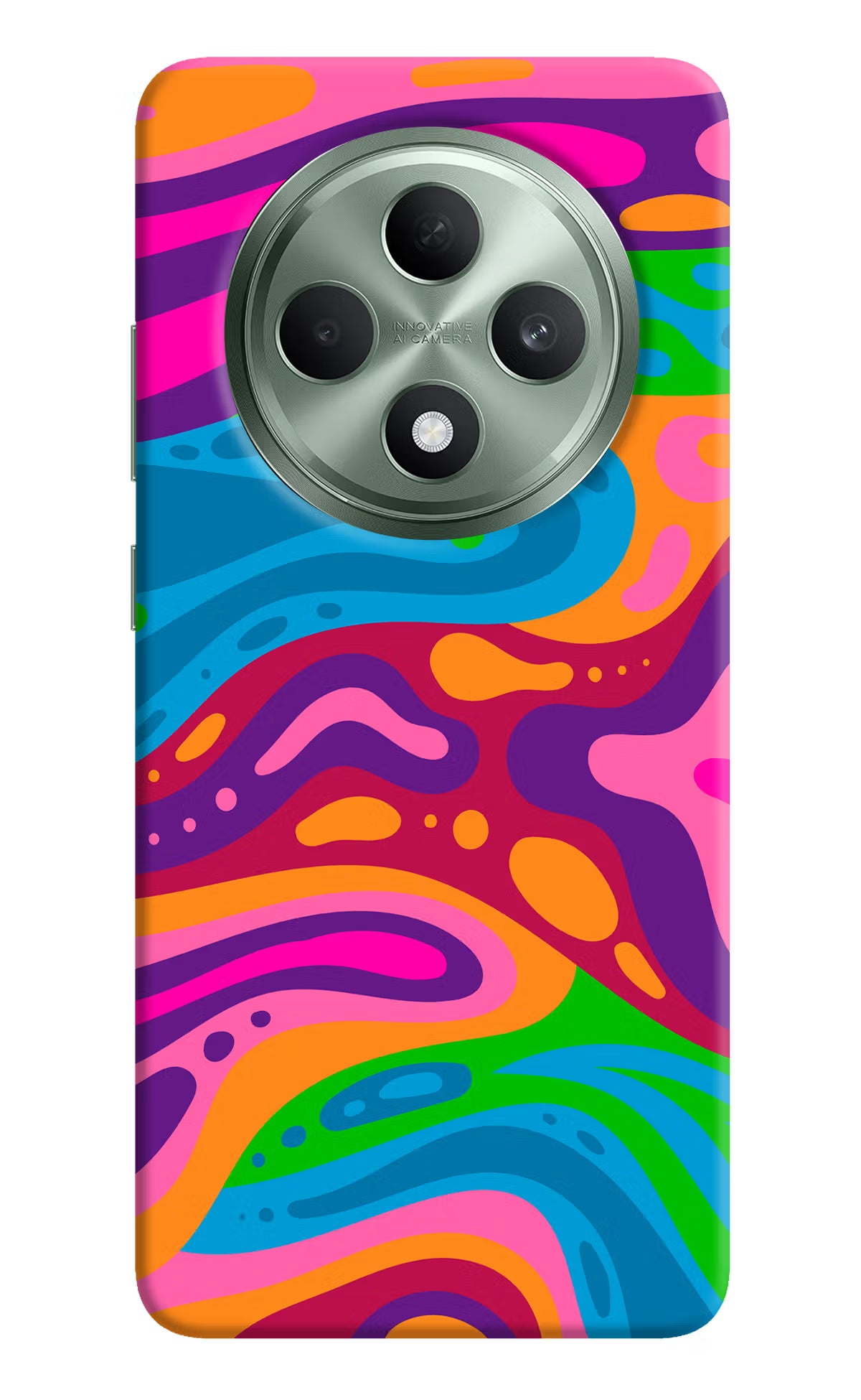 Trippy Pattern Oppo F27 5G Hard Case Back Cover by Casekaro