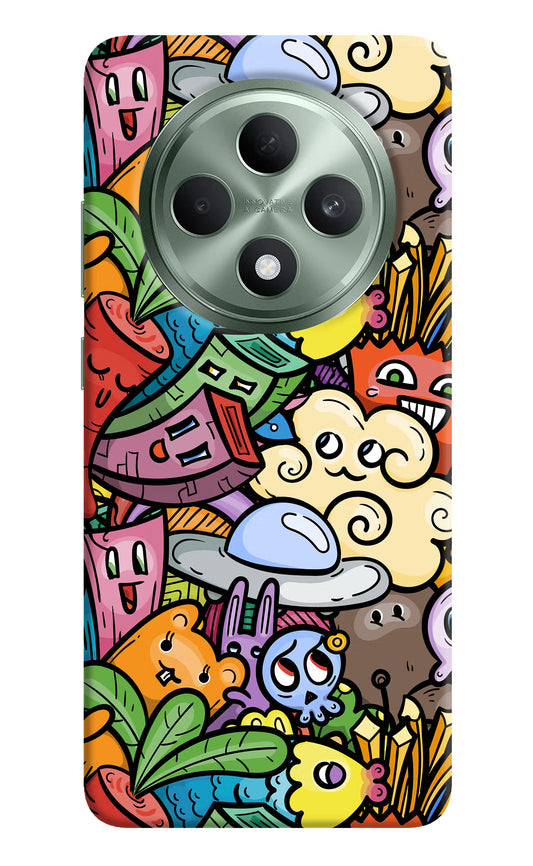 Veggie Doodle Oppo F27 5G Hard Case Back Cover by Casekaro