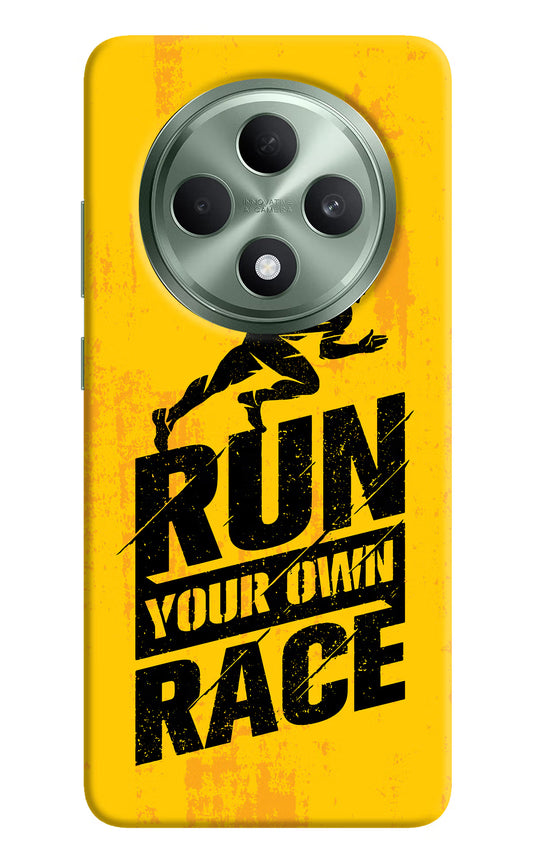 Run Your Own Race Oppo F27 5G Hard Case Back Cover by Casekaro