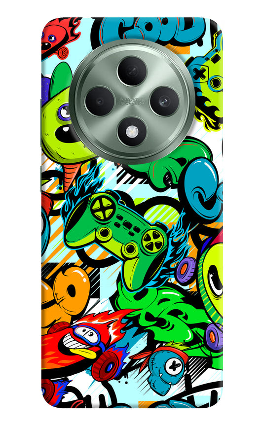 Game Doodle Oppo F27 5G Hard Case Back Cover by Casekaro