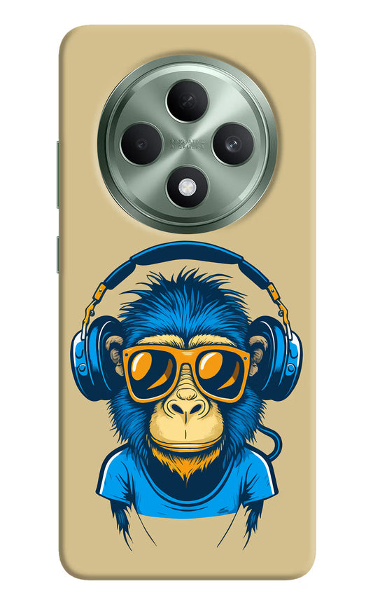 Monkey Headphone Oppo F27 5G Hard Case Back Cover by Casekaro