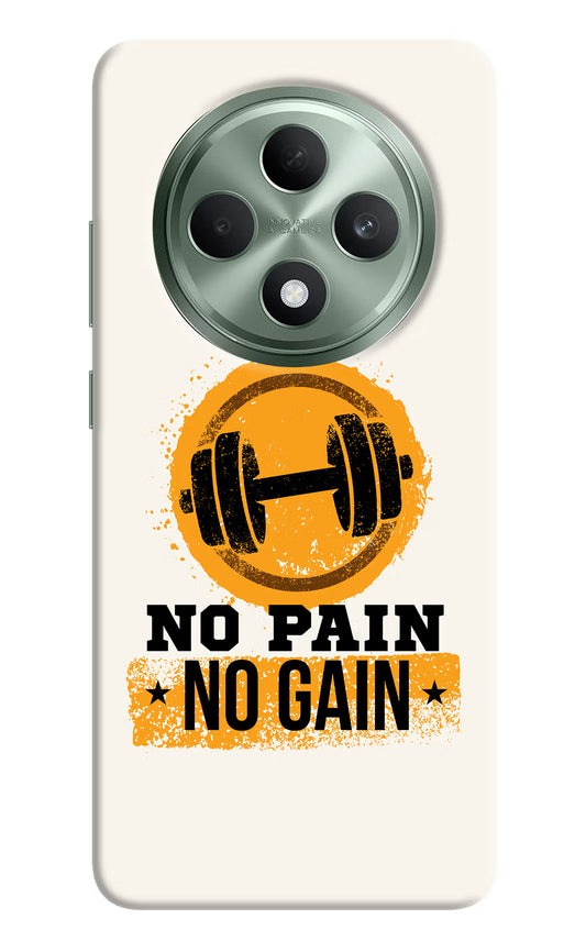 No Pain No Gain Oppo F27 5G Hard Case Back Cover by Casekaro