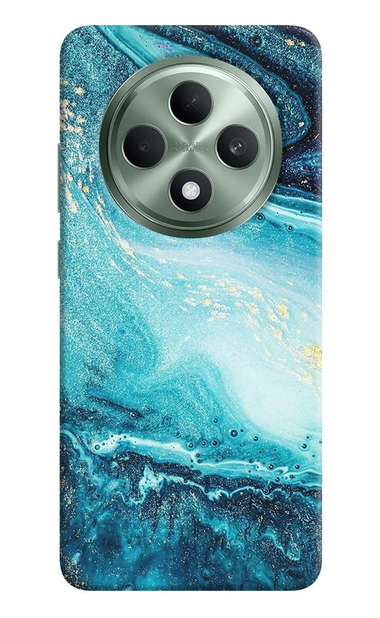 Blue Glitter Marble Oppo F27 5G Hard Case Back Cover by Casekaro