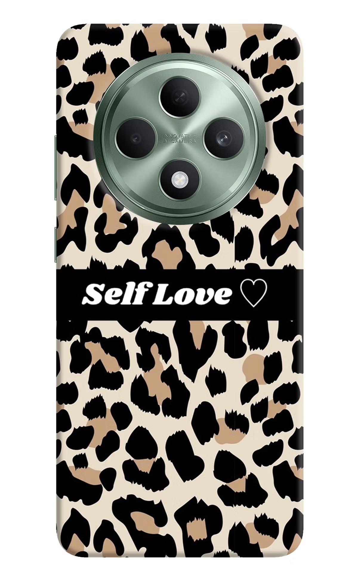 Leopard Print Self Love Oppo F27 5G Hard Case Back Cover by Casekaro