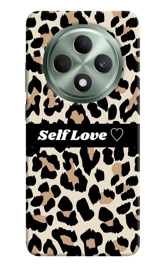 Leopard Print Self Love Oppo F27 5G Hard Case Back Cover by Casekaro