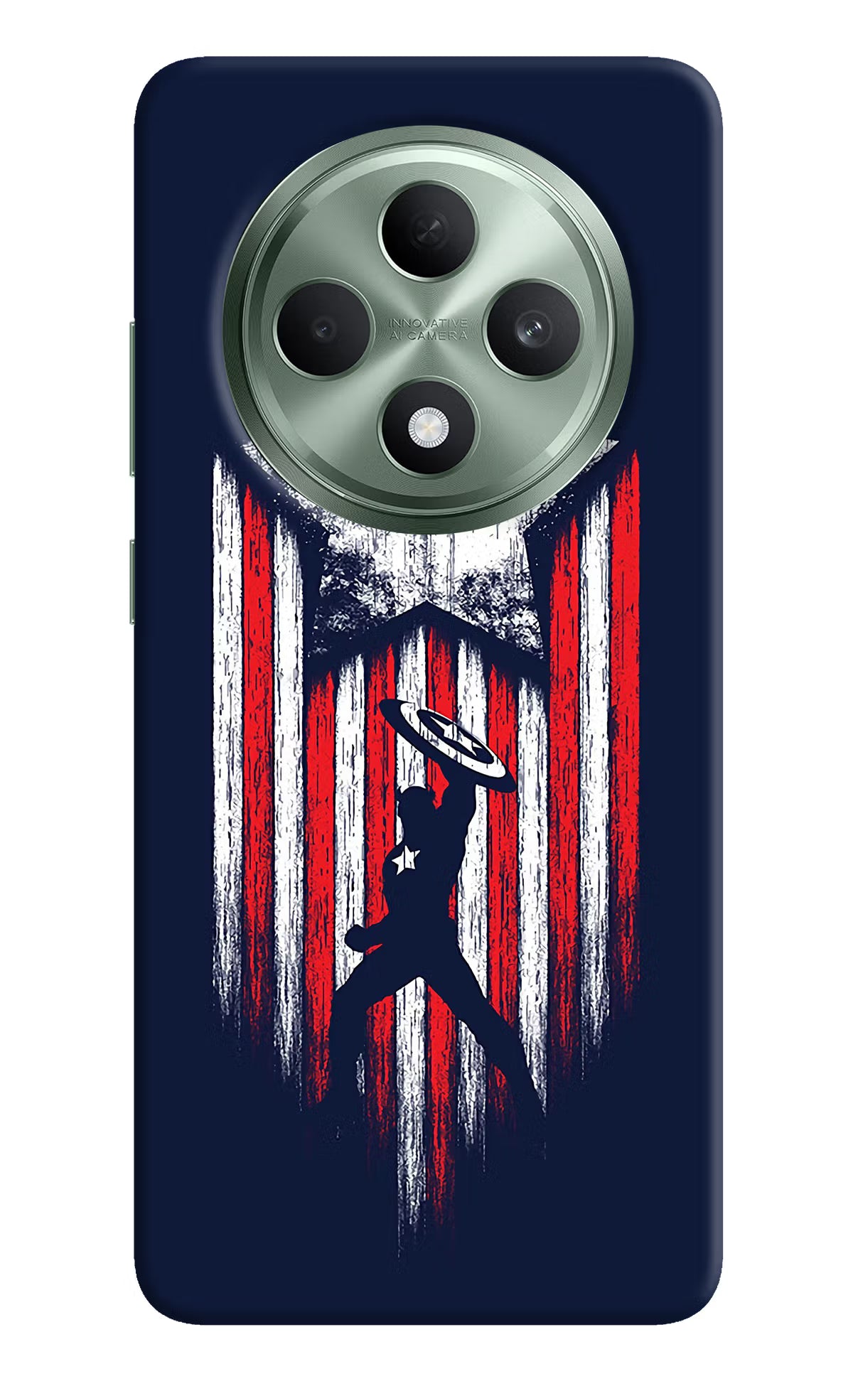 Captain America Marvel Art Oppo F27 5G Hard Case Back Cover by Casekaro