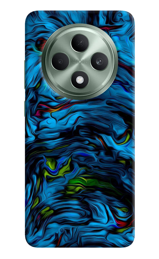 Dark Blue Abstract Oppo F27 5G Hard Case Back Cover by Casekaro