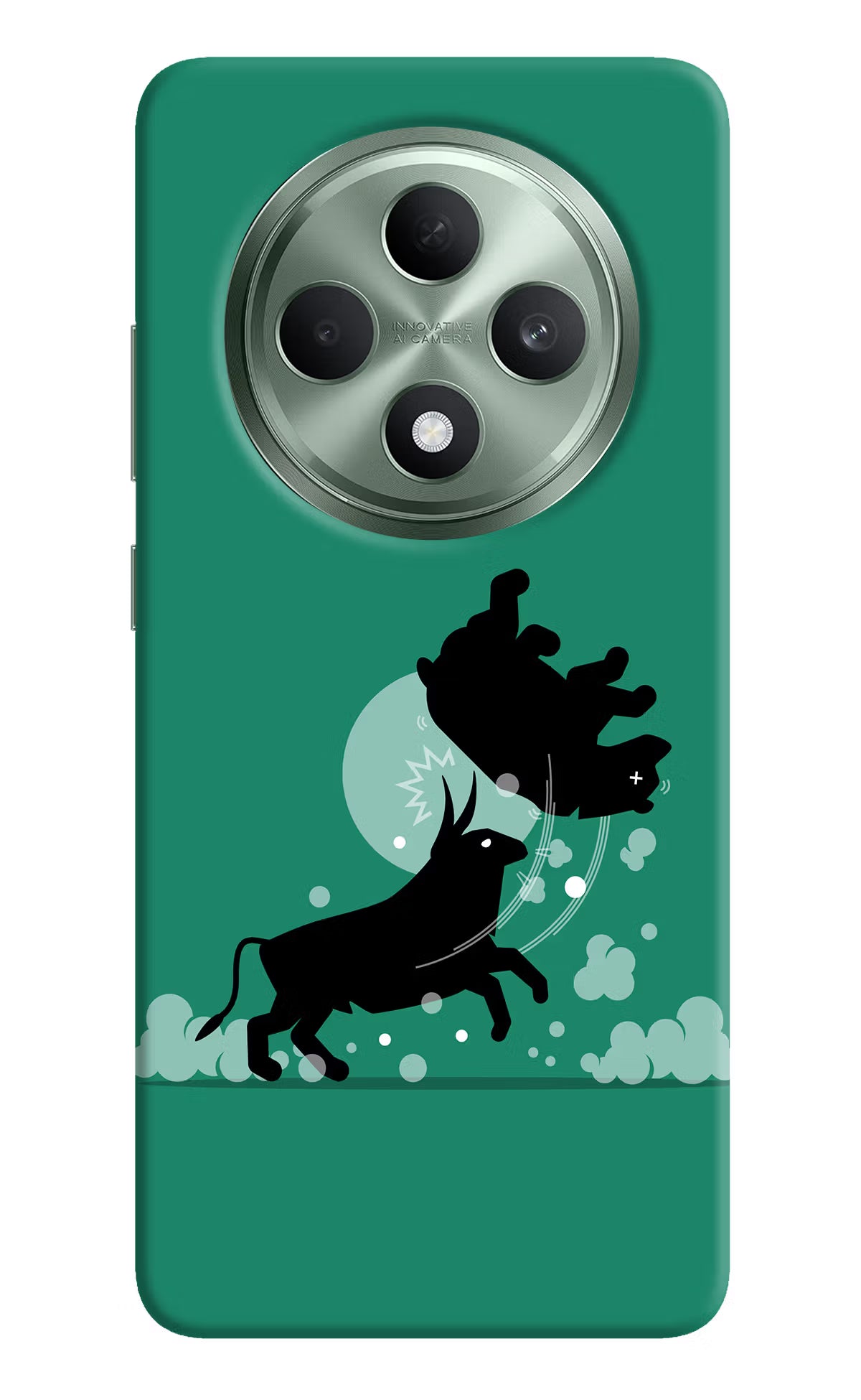 Bull Conqueror Oppo F27 5G Hard Case Back Cover by Casekaro