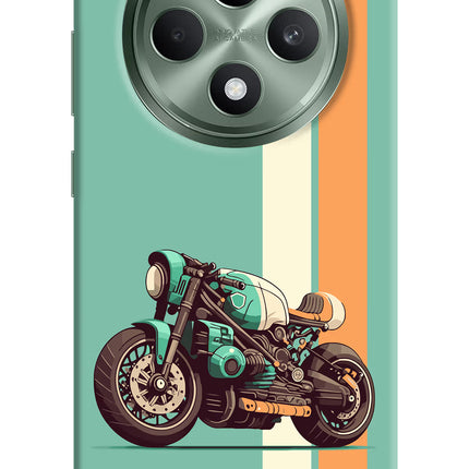 Striped Moto Drift Oppo F27 5G Hard Case Back Cover by Casekaro