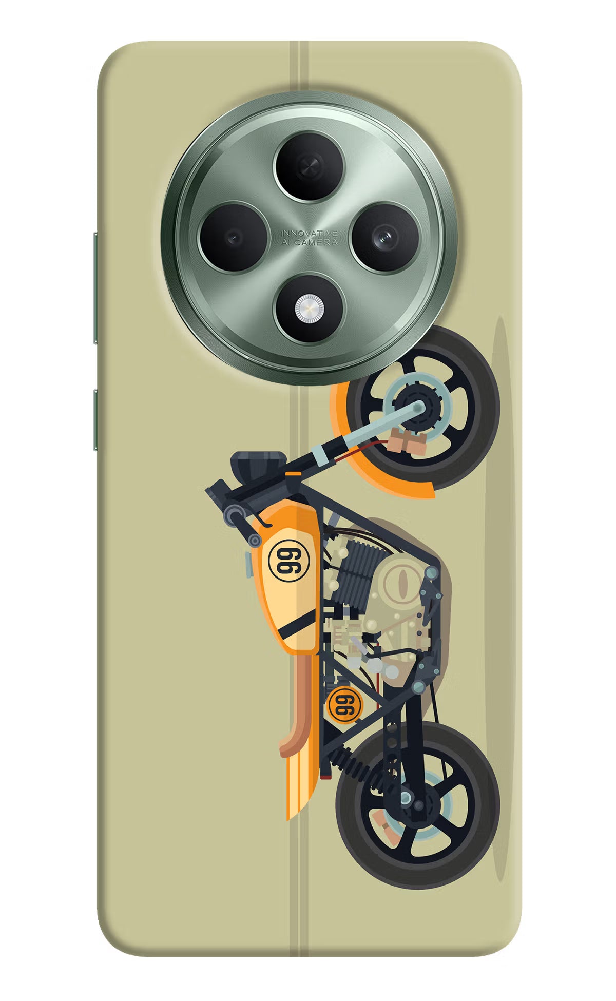 Vertical Speedster Oppo F27 5G Hard Case Back Cover by Casekaro