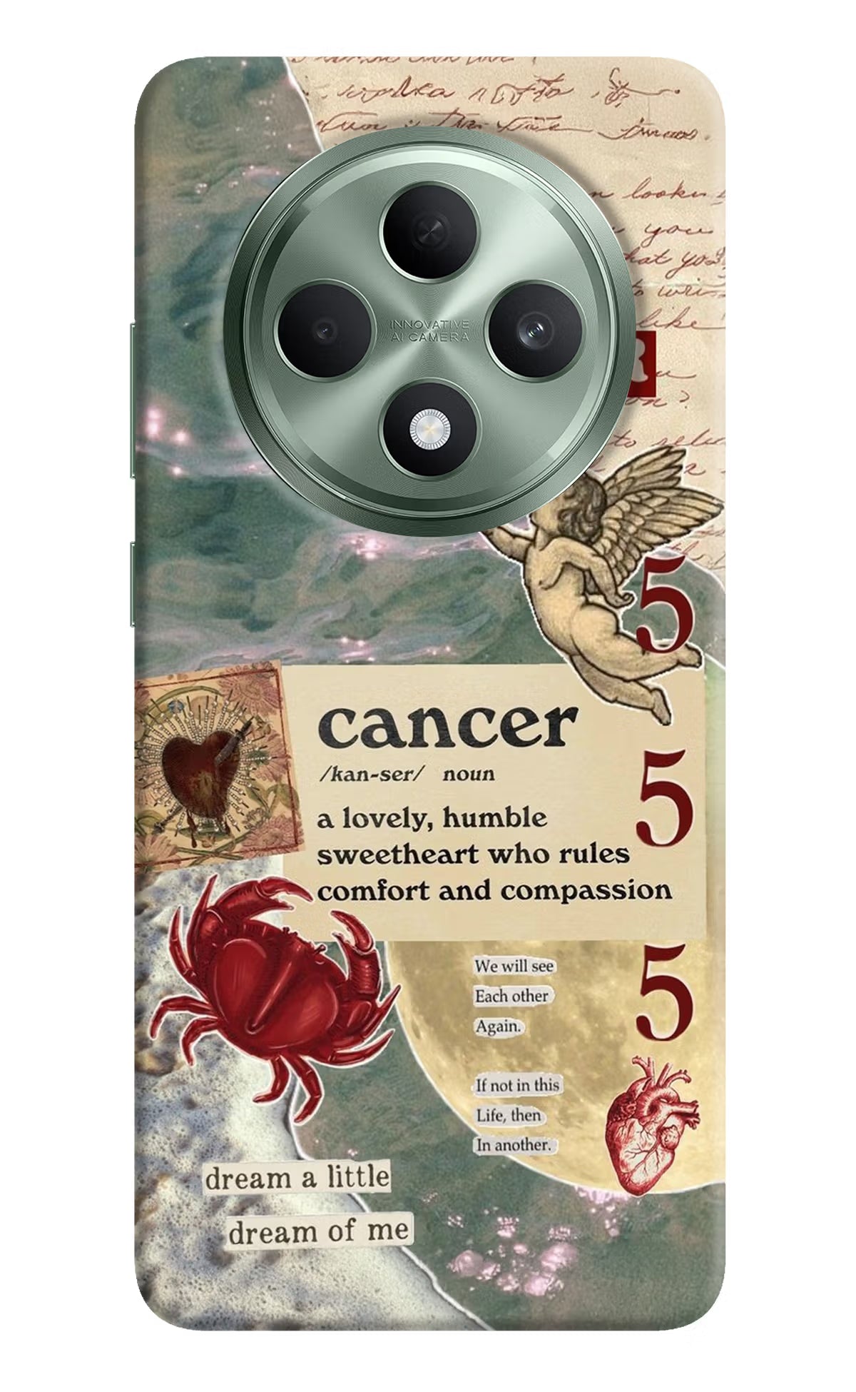 Cancer Zodiac Oppo F27 5G Hard Case Back Cover by Casekaro