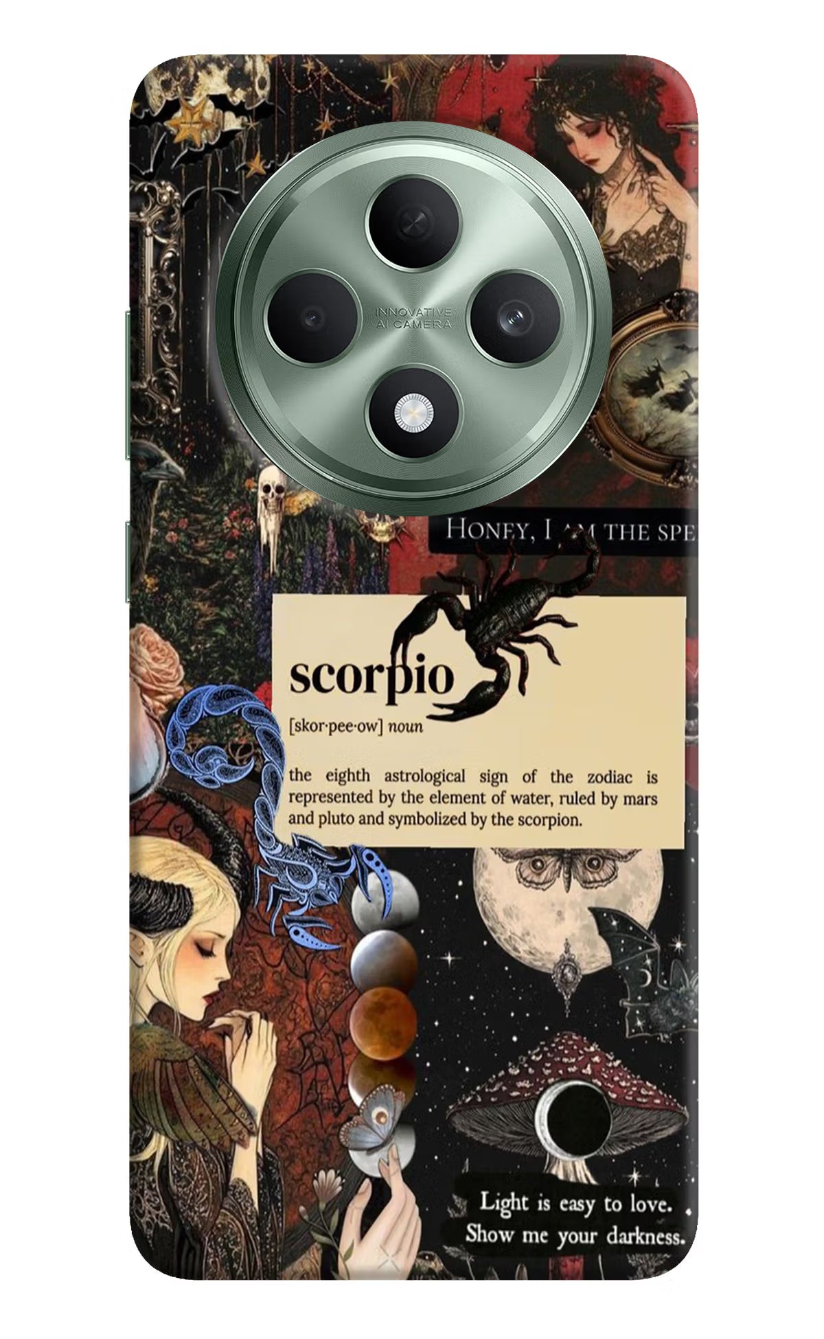 Scorpio Zodiac Oppo F27 5G Hard Case Back Cover by Casekaro