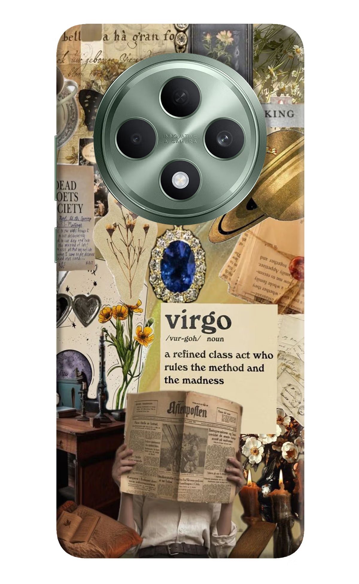 Virgo Zodiac Oppo F27 5G Hard Case Back Cover by Casekaro