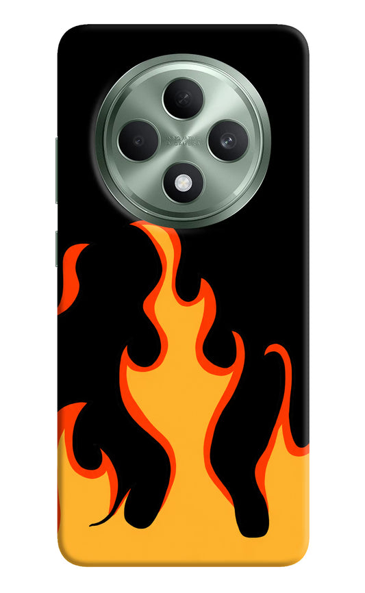 Fired Up – Black Oppo F27 5G Hard Case Back Cover by Casekaro