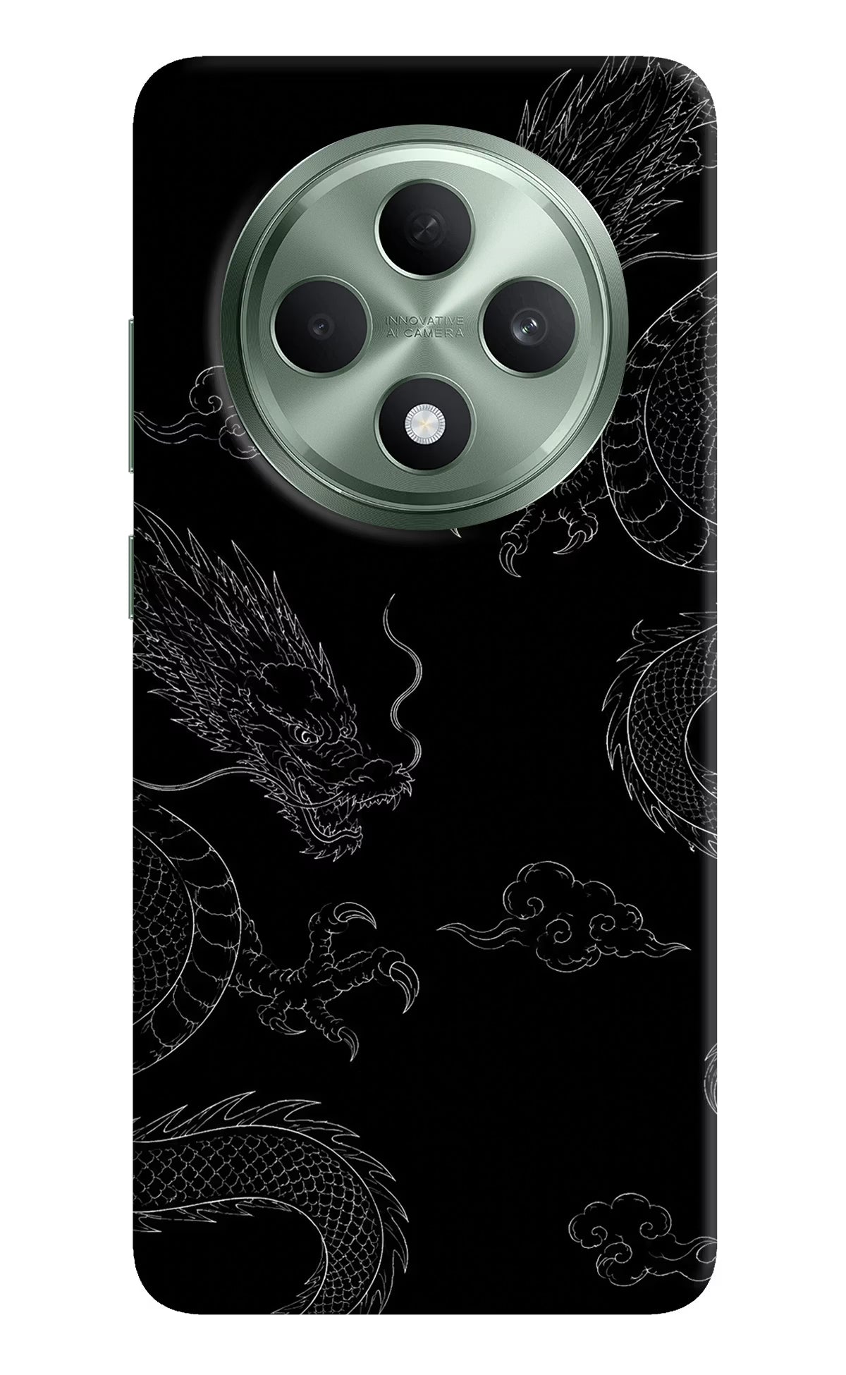 Twin Dragons Oppo F27 5G Hard Case Back Cover by Casekaro