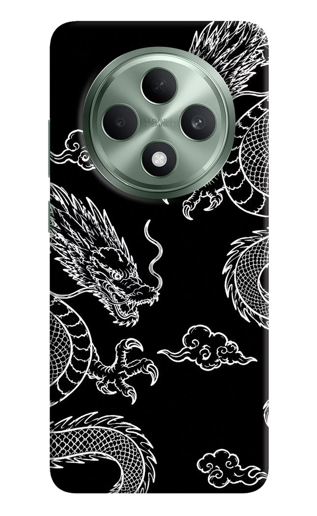 Twin Dragons Oppo F27 5G Hard Case Back Cover by Casekaro