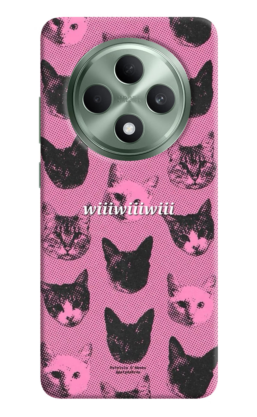 Pink Cats Oppo F27 5G Back Cover, Hard case