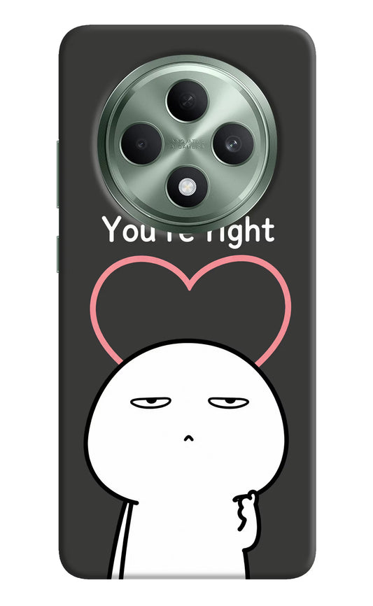 You're Right Oppo F27 5G Hard Case Back Cover by Casekaro