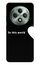 This World Oppo F27 5G Hard Case Back Cover by Casekaro