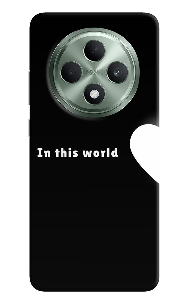 This World Oppo F27 5G Hard Case Back Cover by Casekaro