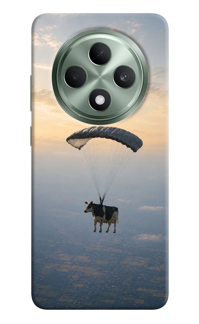 Skydiving Cow Oppo F27 5G Hard Case Back Cover by Casekaro