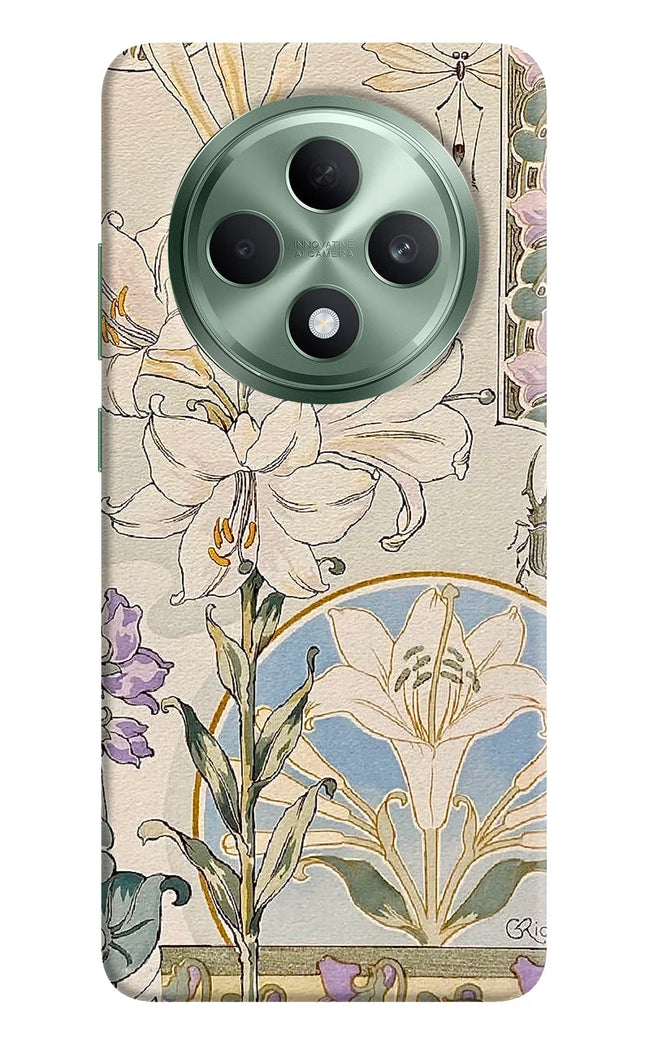White Lily Oppo F27 5G Hard Case Back Cover by Casekaro