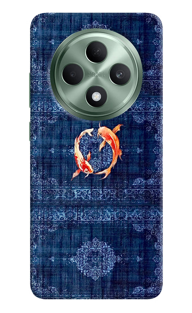 Koi Blue Oppo F27 5G Hard Case Back Cover by Casekaro