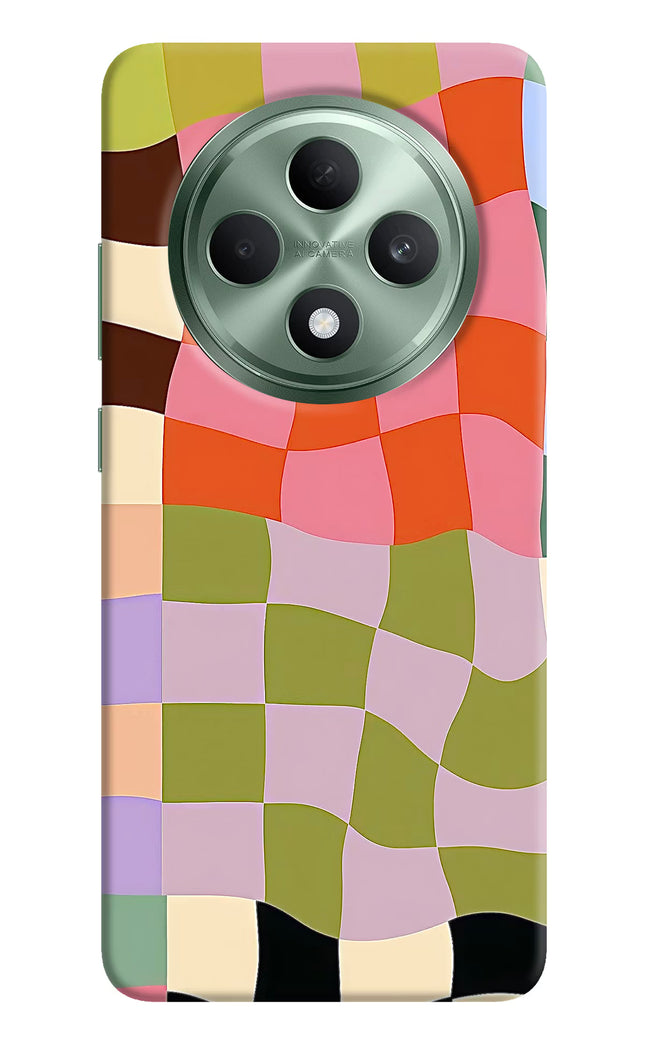 Wavy Grid Oppo F27 5G Hard Case Back Cover by Casekaro