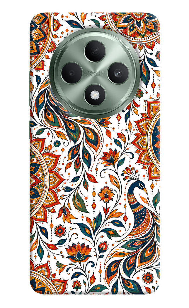 White Mayura Oppo F27 5G Hard Case Back Cover by Casekaro