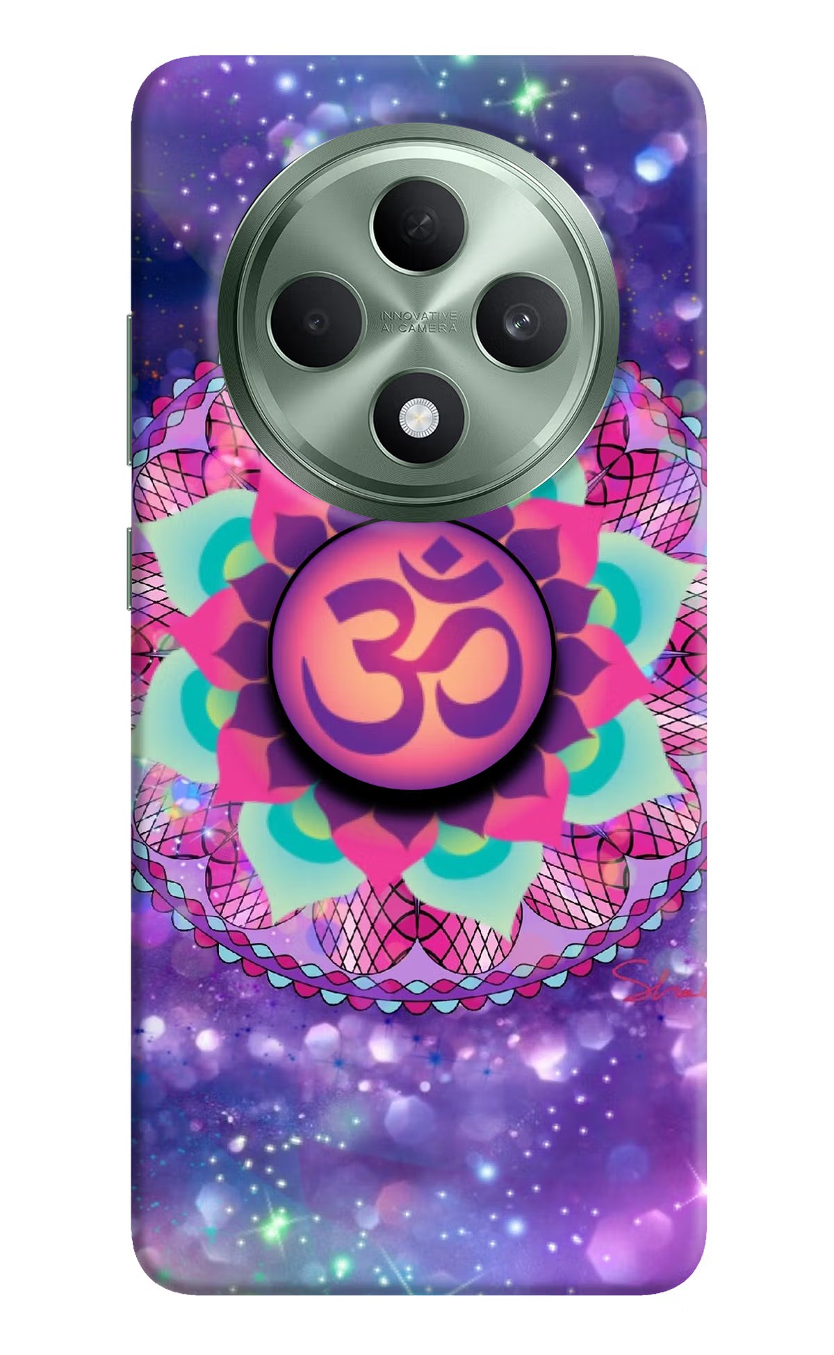 Om Purple Oppo F27 5G Pop Case by Casekaro