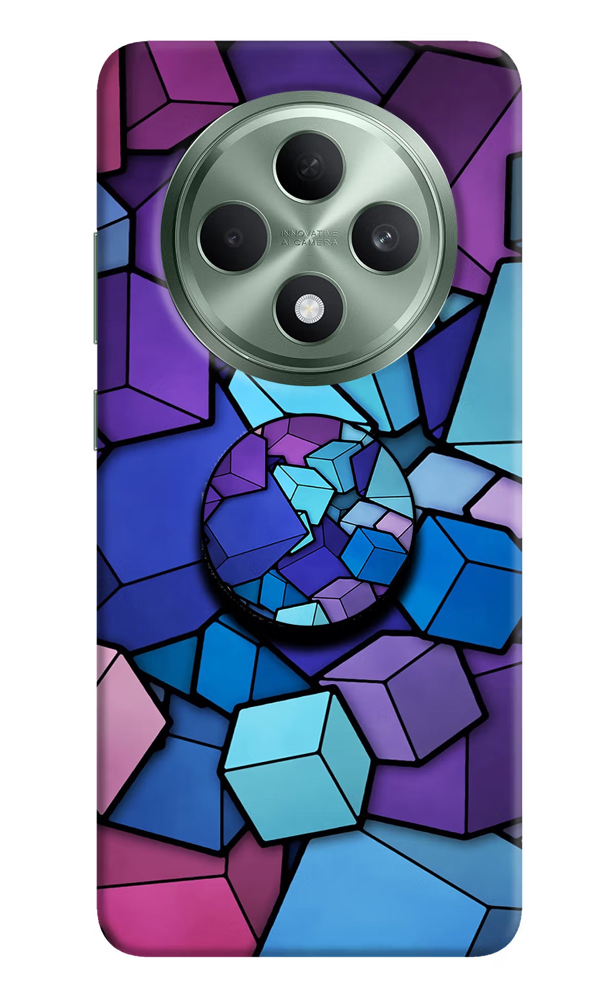 Cubic Abstract Oppo F27 5G Pop Case by Casekaro
