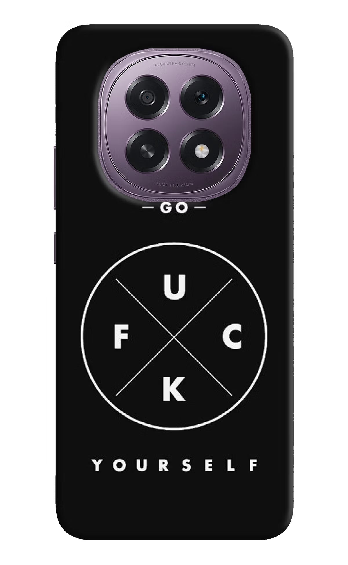 Go Fuck Yourself Oppo F29 5G Hard Case Back Cover by Casekaro