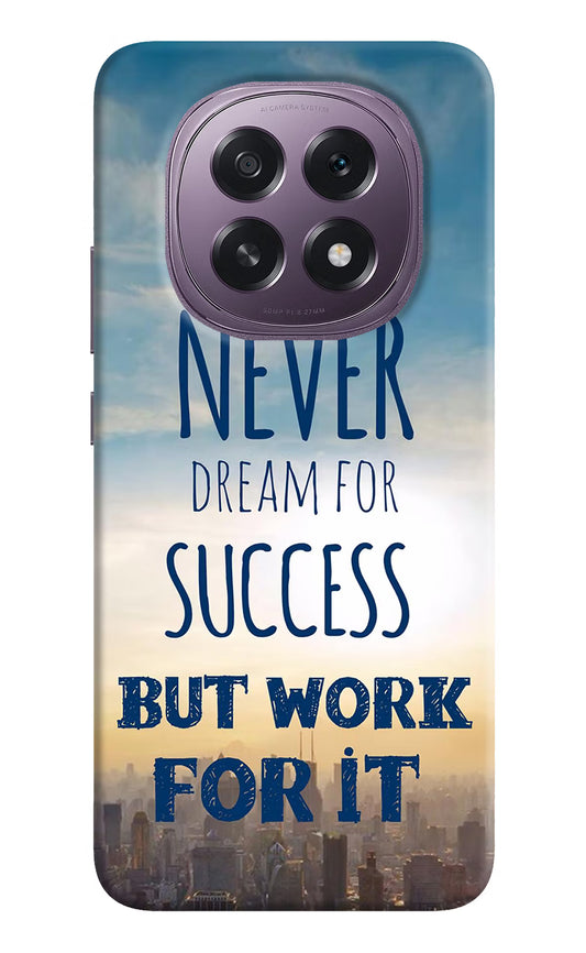 Never Dream For Success But Work For It Oppo F29 5G Hard Case Back Cover by Casekaro