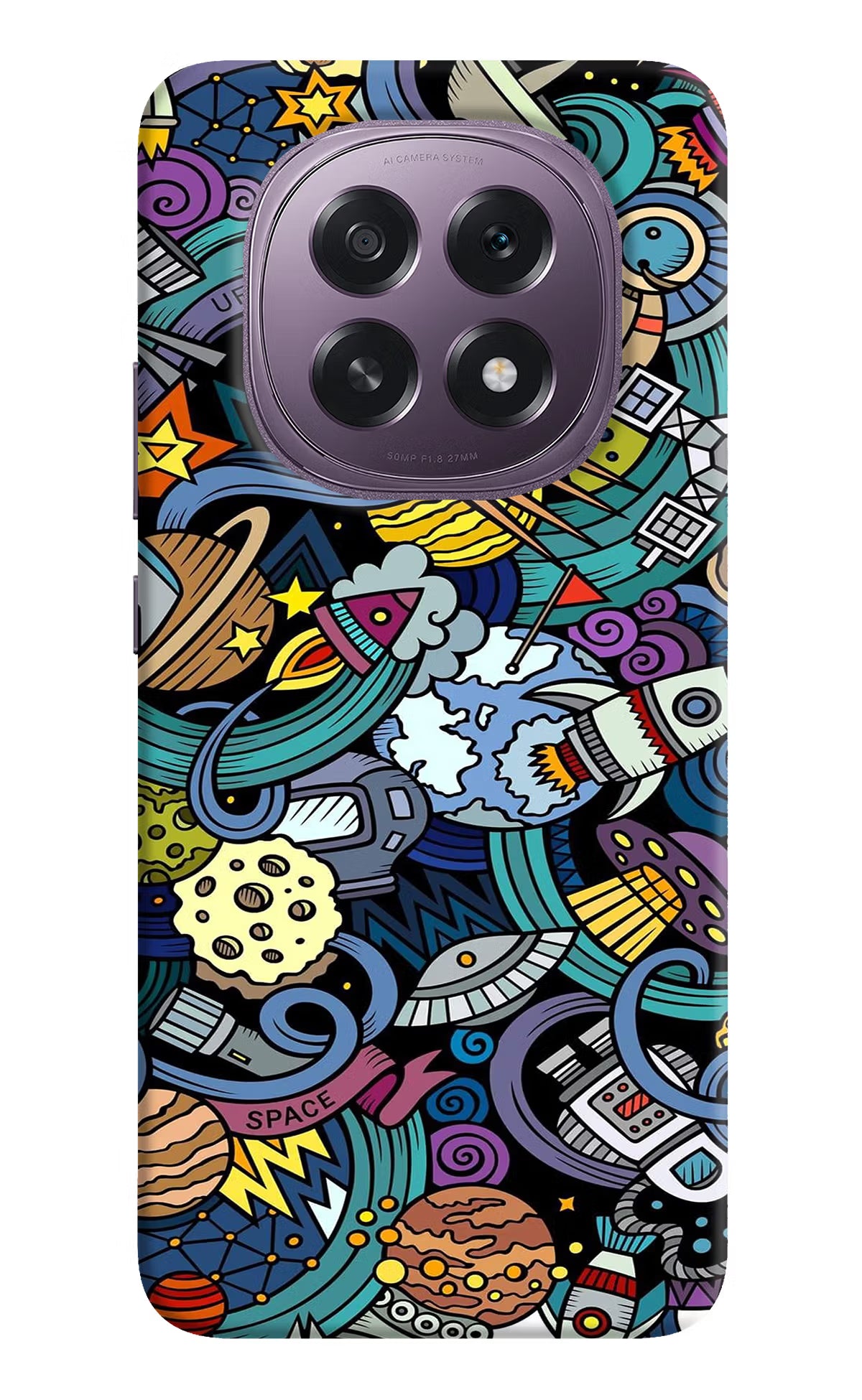 Space Abstract Oppo F29 5G Hard Case Back Cover by Casekaro