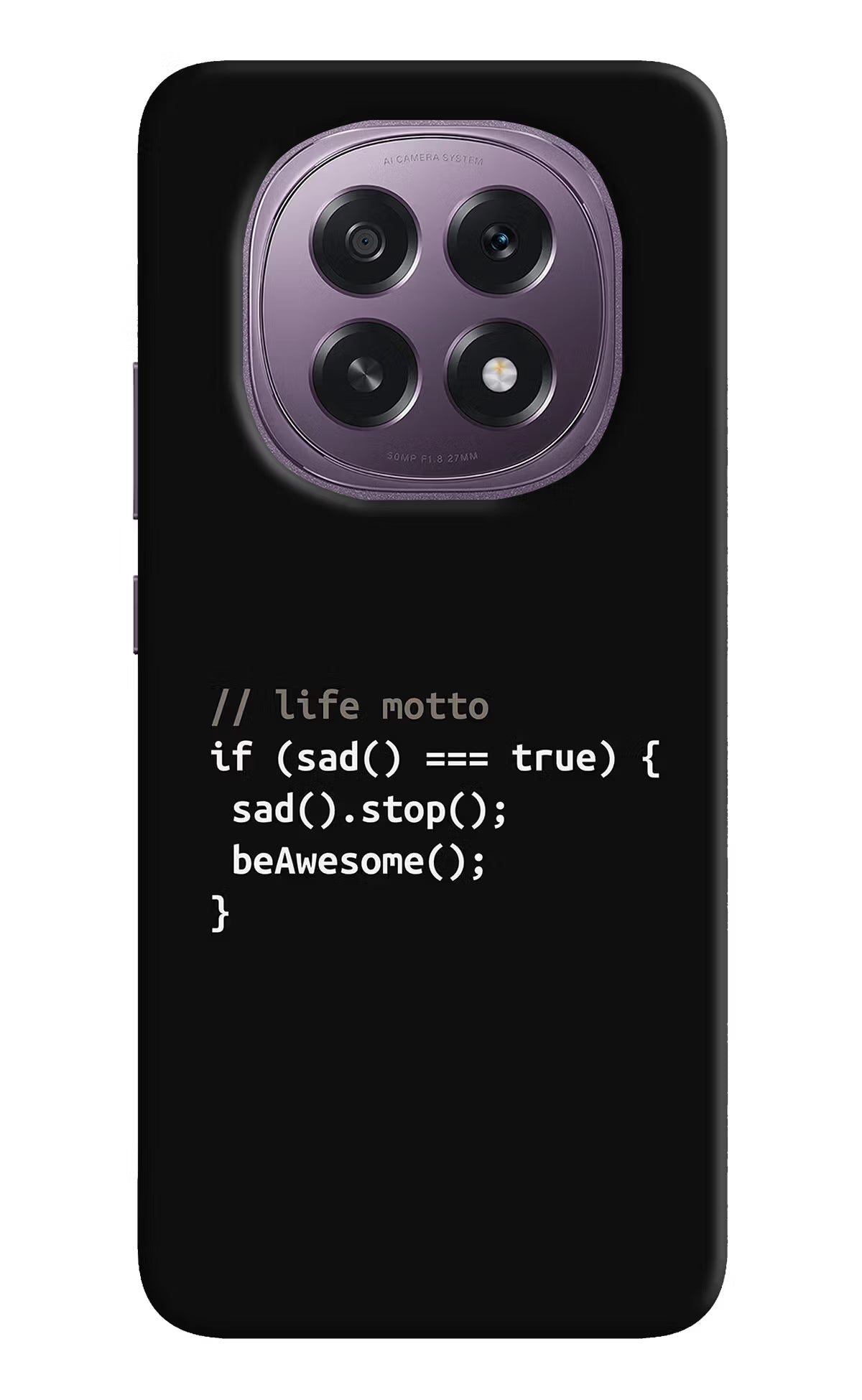 Life Motto Code Oppo F29 5G Hard Case Back Cover by Casekaro