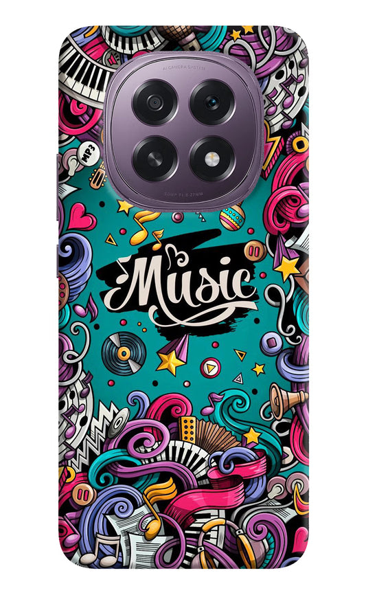 Music Graffiti Oppo F29 5G Hard Case Back Cover by Casekaro