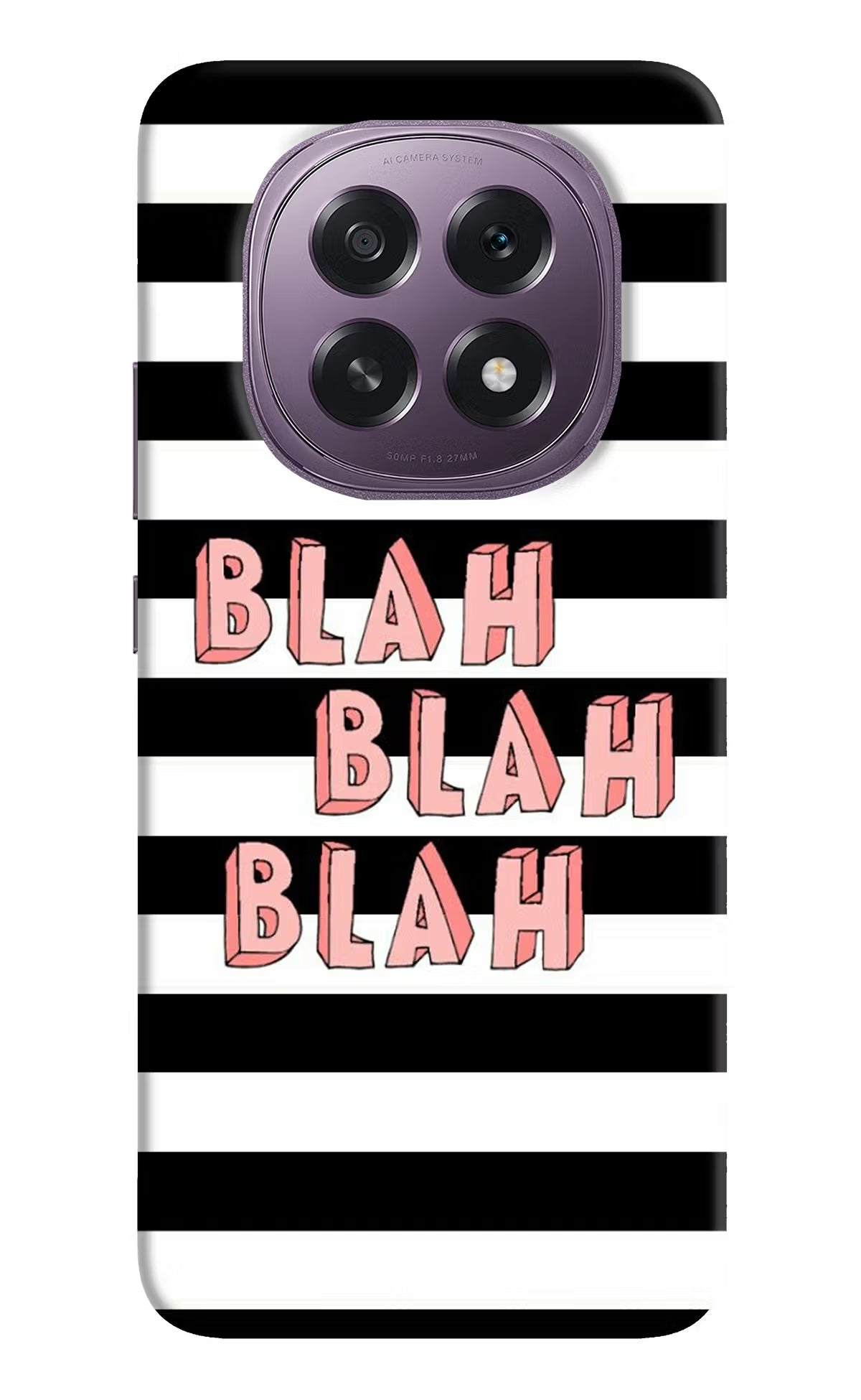 Blah Blah Blah Oppo F29 5G Hard Case Back Cover by Casekaro