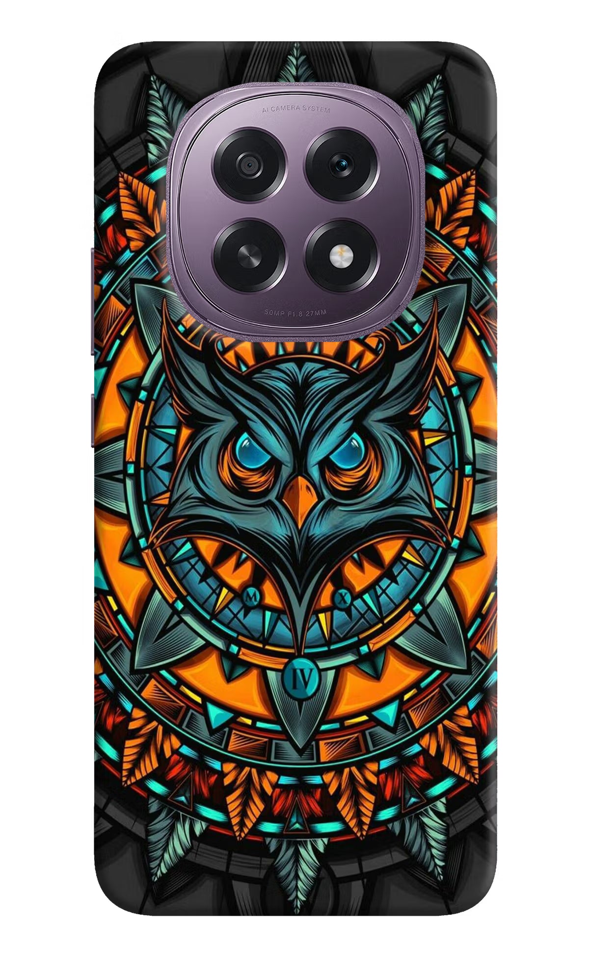 Angry Owl Art Oppo F29 5G Hard Case Back Cover by Casekaro