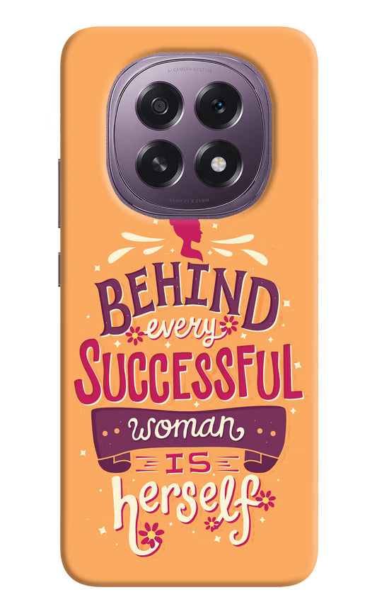 Behind Every Successful Woman There Is Herself Oppo F29 5G Hard Case Back Cover by Casekaro