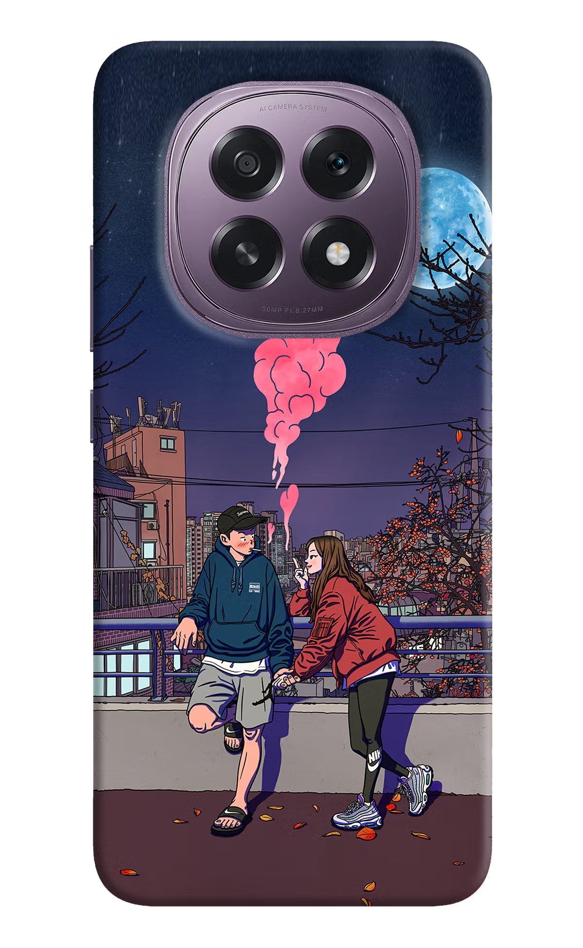 Chilling Couple Oppo F29 5G Hard Case Back Cover by Casekaro