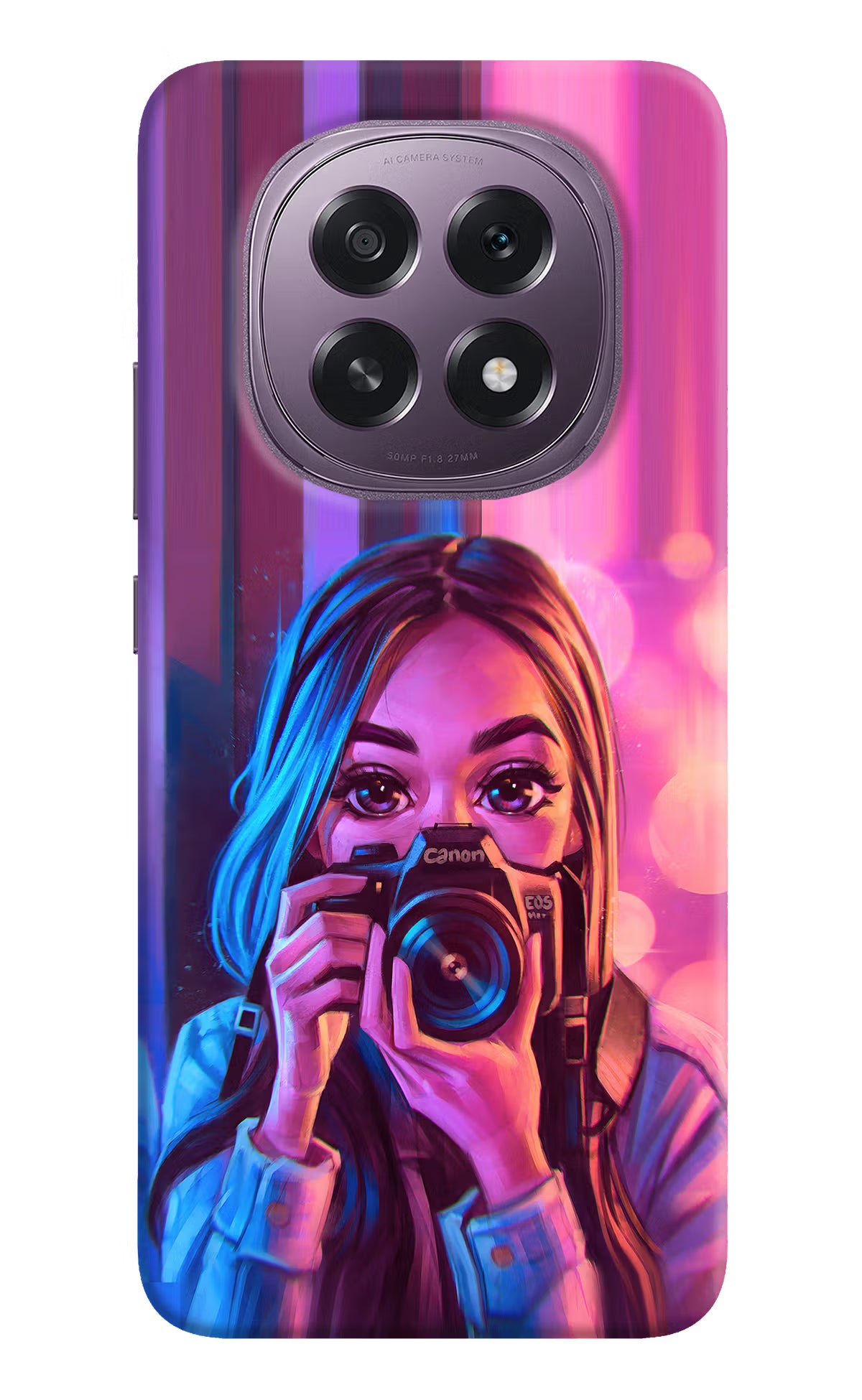 Girl Photographer Oppo F29 5G Hard Case Back Cover by Casekaro