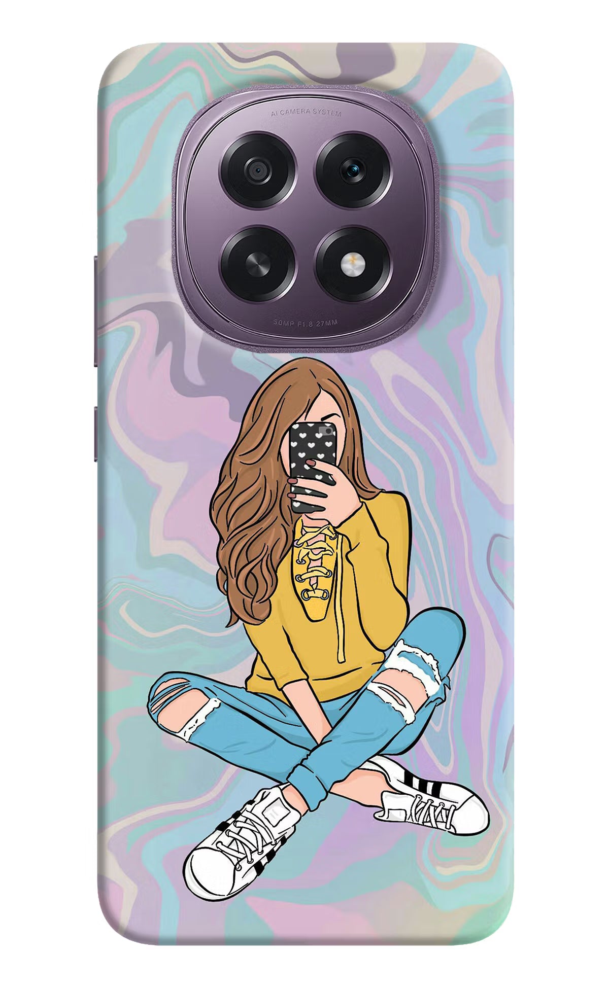 Selfie Girl Oppo F29 5G Hard Case Back Cover by Casekaro