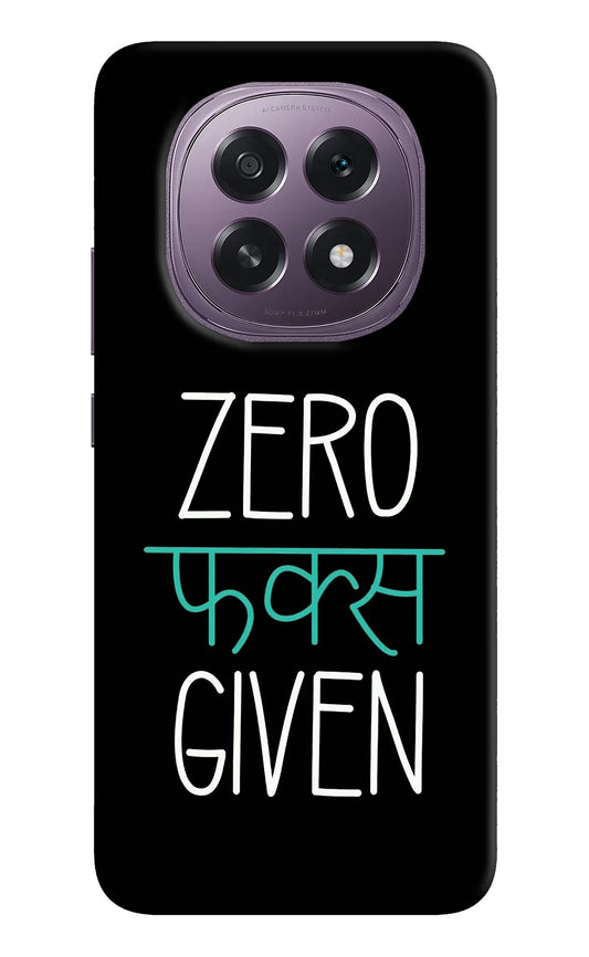 Zero Fucks Given Oppo F29 5G Hard Case Back Cover by Casekaro