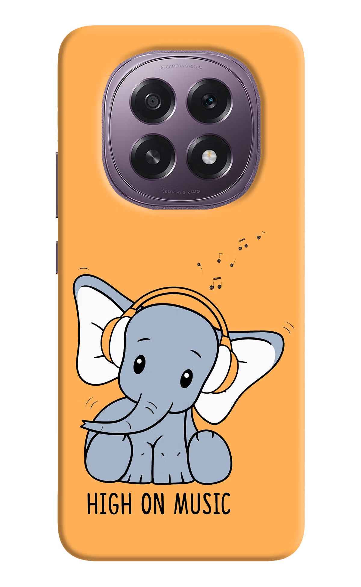 High On Music Oppo F29 5G Hard Case Back Cover by Casekaro