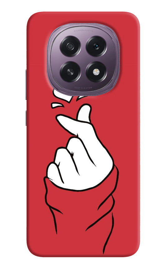 Korean Love Sign Oppo F29 5G Hard Case Back Cover by Casekaro