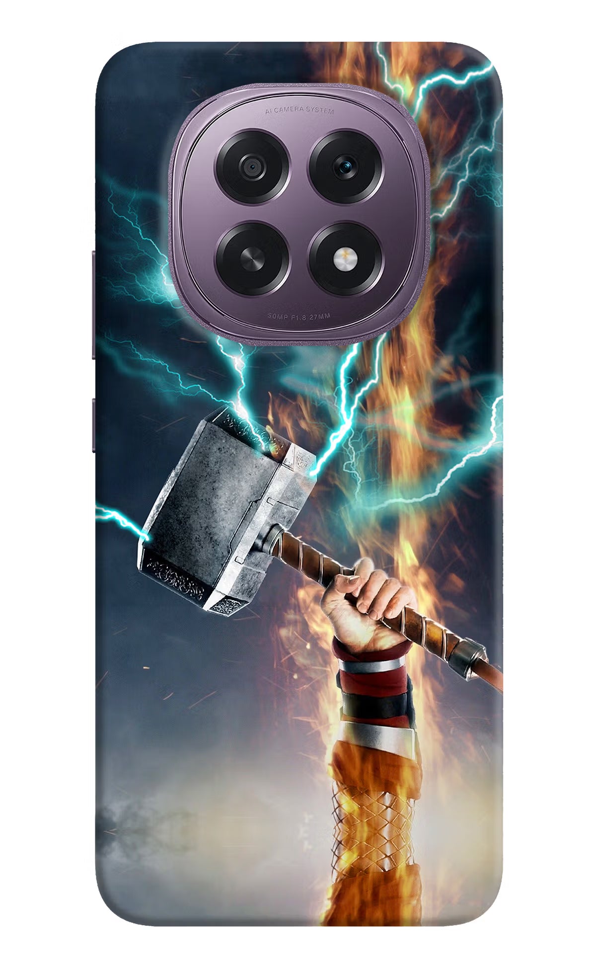 Thor Hammer Mjolnir Oppo F29 5G Hard Case Back Cover by Casekaro