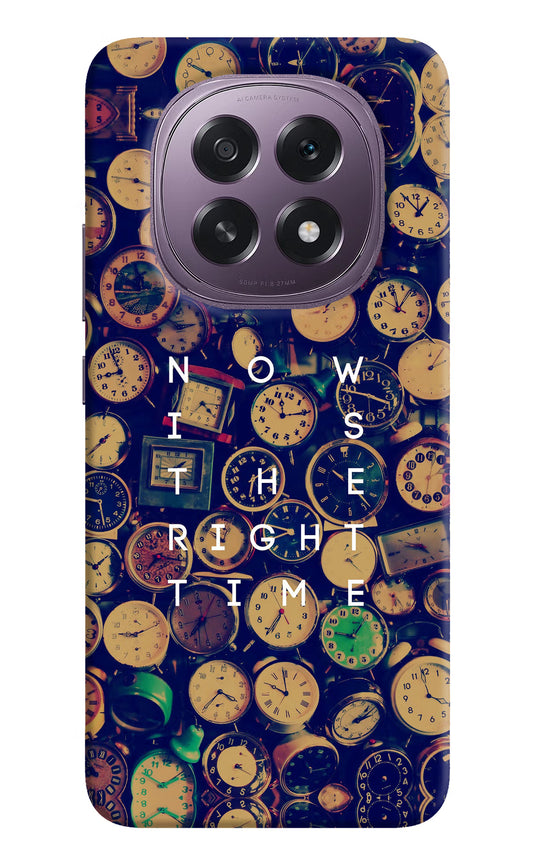 Now is the Right Time Quote Oppo F29 5G Hard Case Back Cover by Casekaro