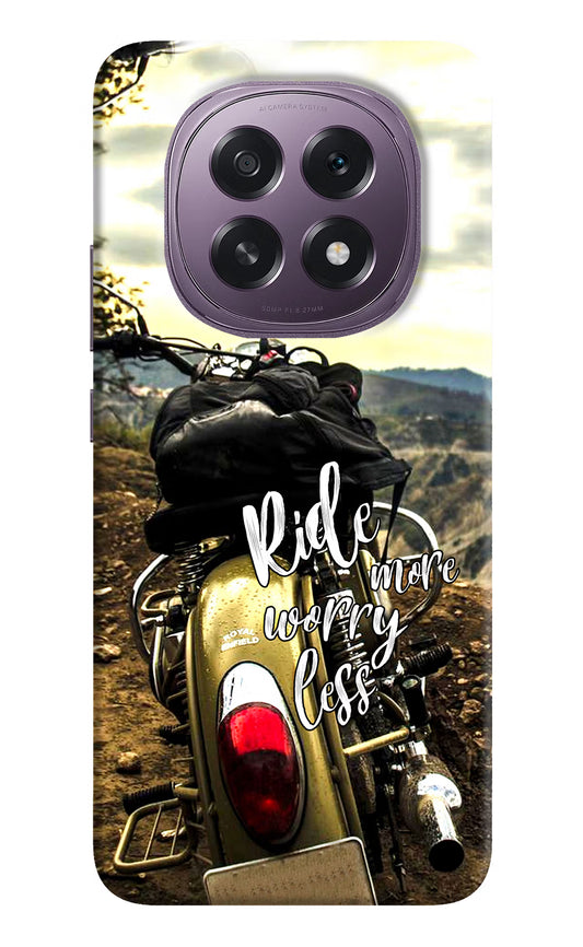 Ride More Worry Less Oppo F29 5G Hard Case Back Cover by Casekaro