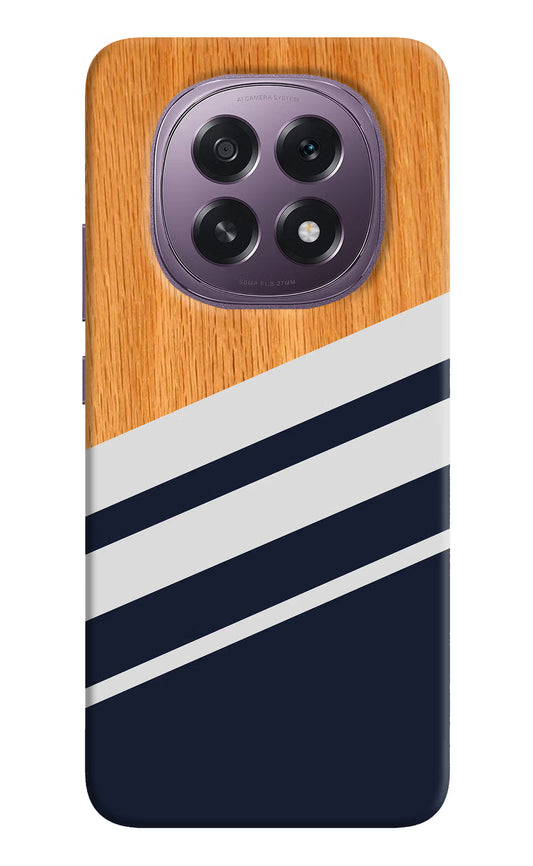 Blue and white wooden Oppo F29 5G Hard Case Back Cover by Casekaro