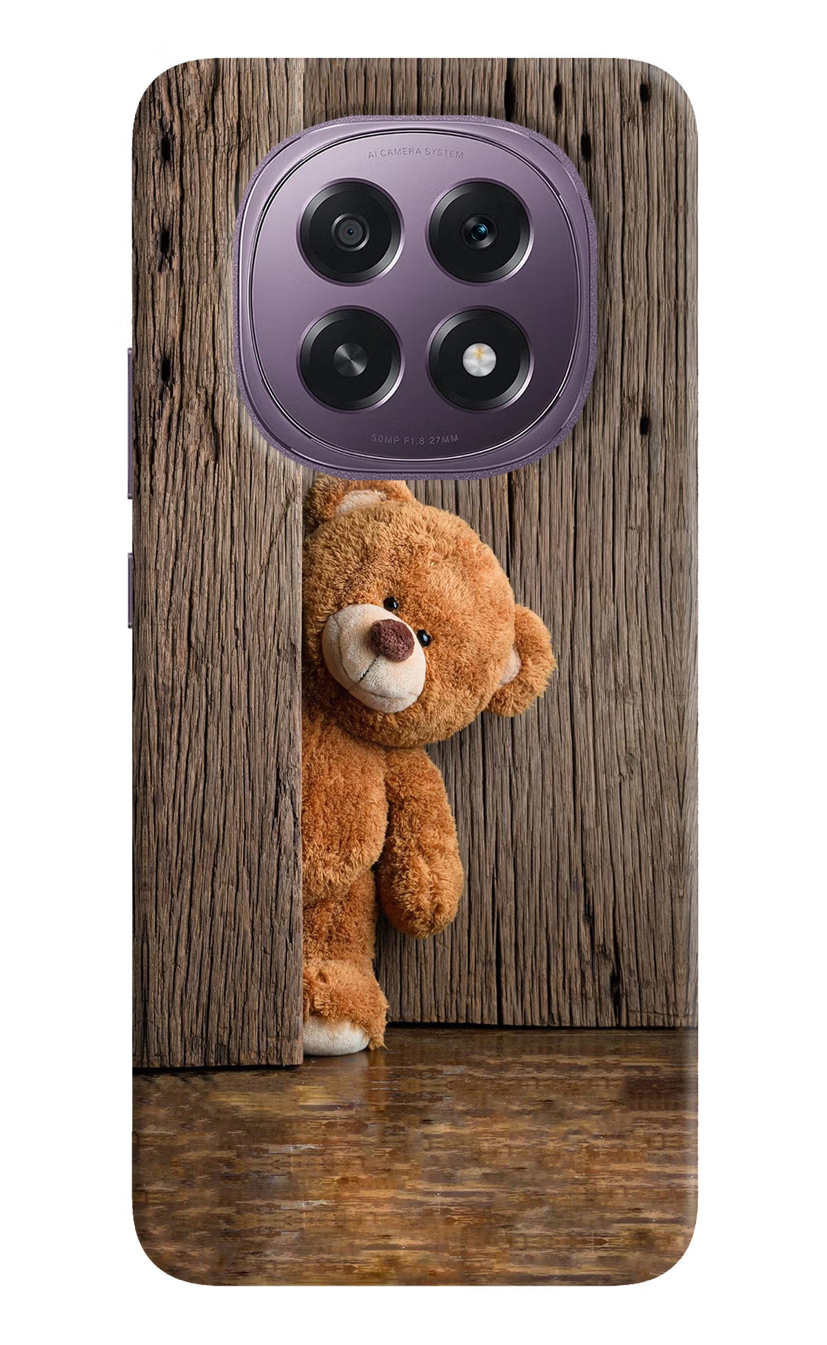 Teddy Wooden Oppo F29 5G Hard Case Back Cover by Casekaro